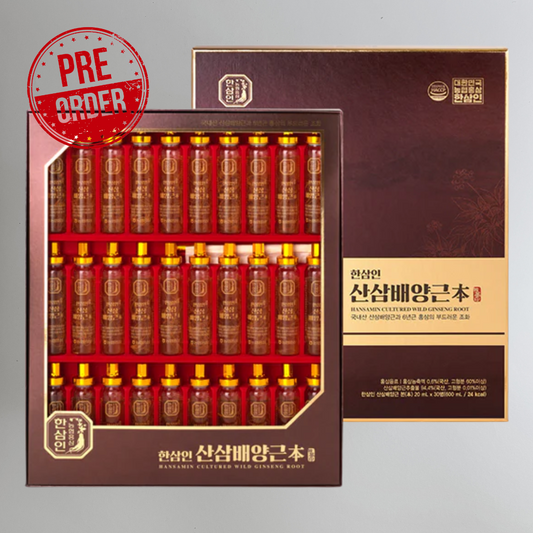 [Pre Order] 한삼인 산삼배양근 본 20ml*30(HSI Wild Ginseng Ampoule 20ml*30)