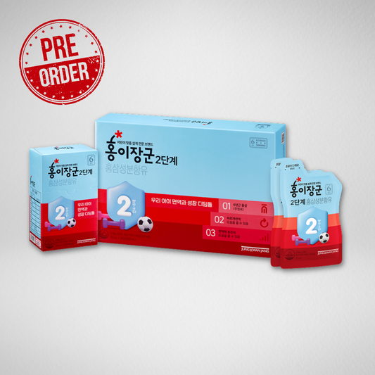[Pre Order] 정관장 홍이장군 2단계 20ml*30(KGC Korean Red Ginseng Kid Tonic Step2 20ml*30)
