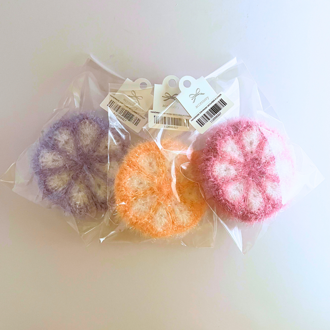수피아 손뜨개 수세미-꽃(SUFIA HANDMADE DISHWASH SCOURER-FLOWER)