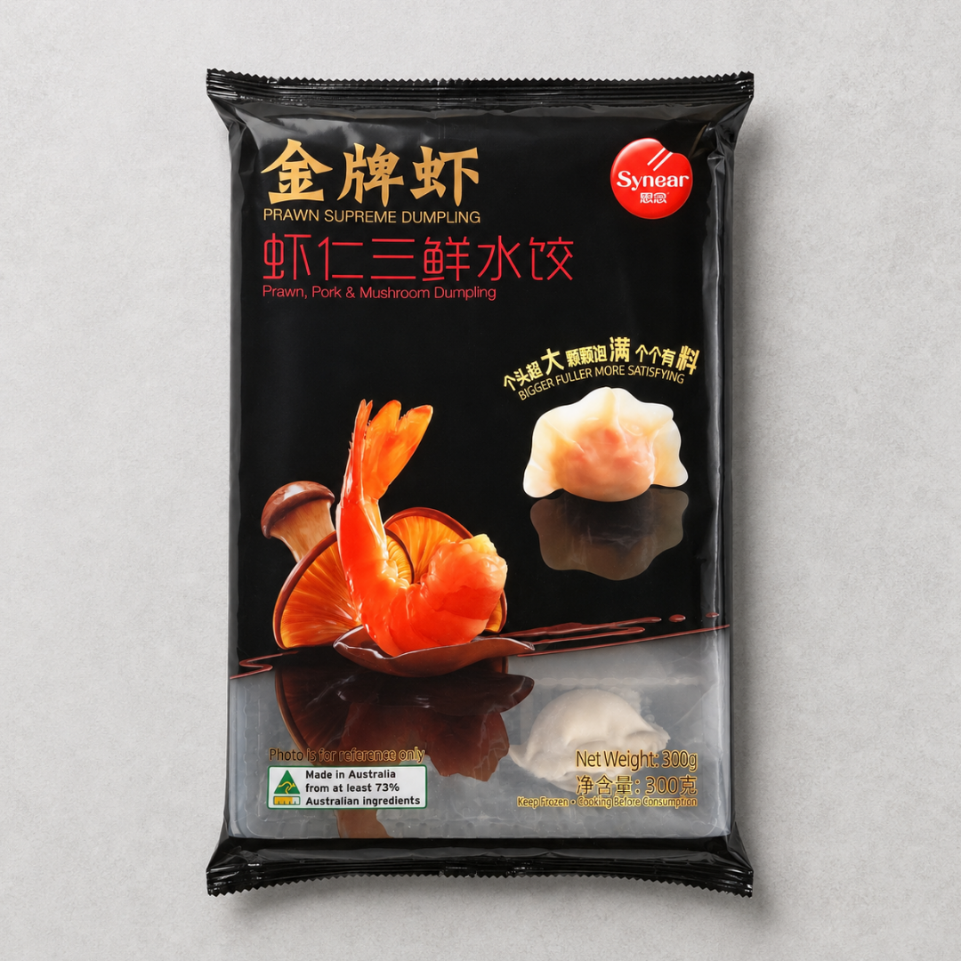SYNEAR 특제만두 새우,돼지고기,버섯 300G(SYNEAR SUPREME DUMPLING PRAWN,PORK,MUSHROOM)