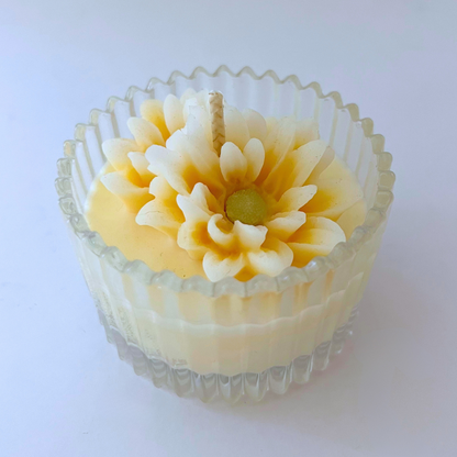 수피아 향초 유리돔 꽃(Sufia Candle Glass Dome -Flower $25)