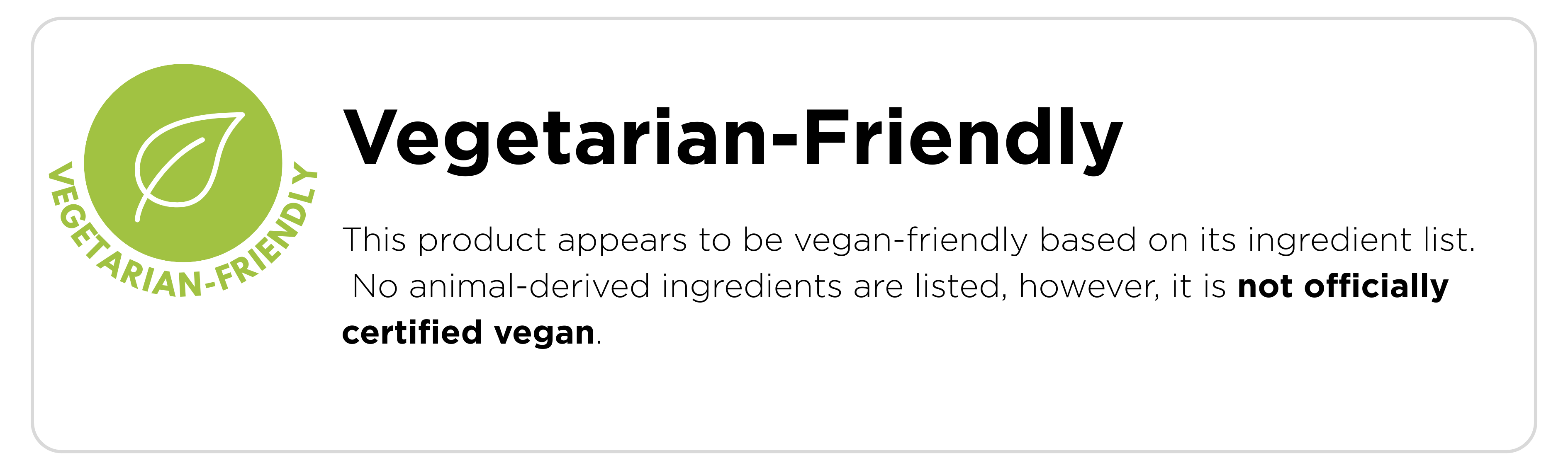 Vegetarian information